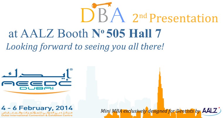 DBA 2nd Presentation at AEEDC 2014 Dubai 