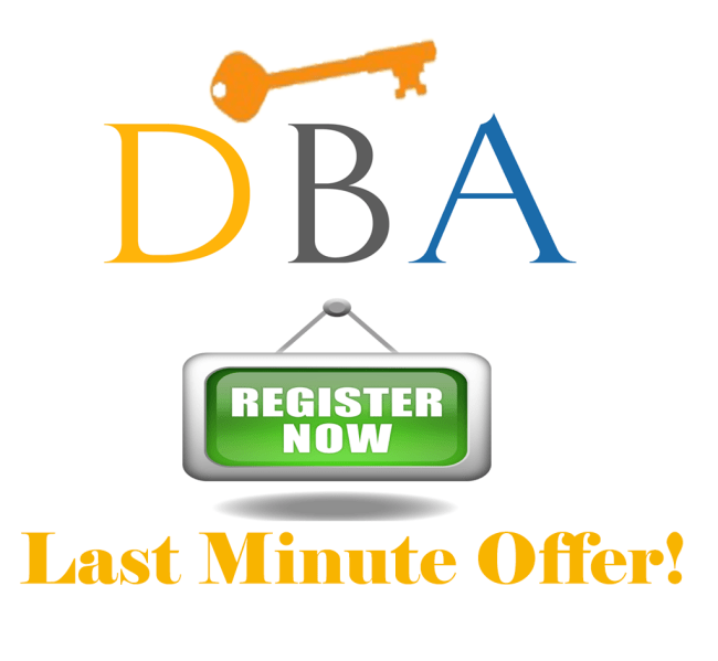 Last Minute Registration!