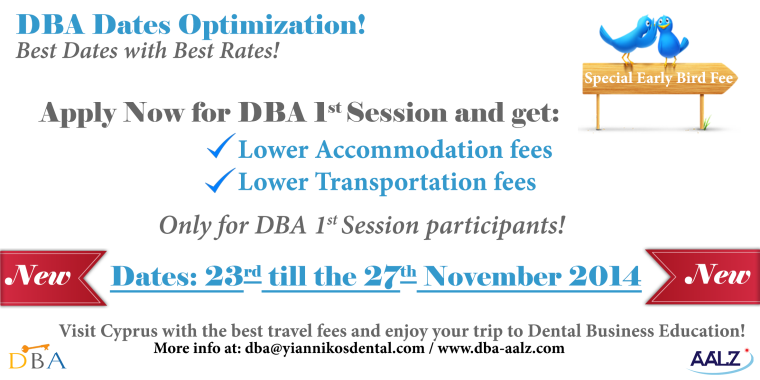 DBA 1st Session Dates Optimization