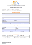 DBA Application Form 